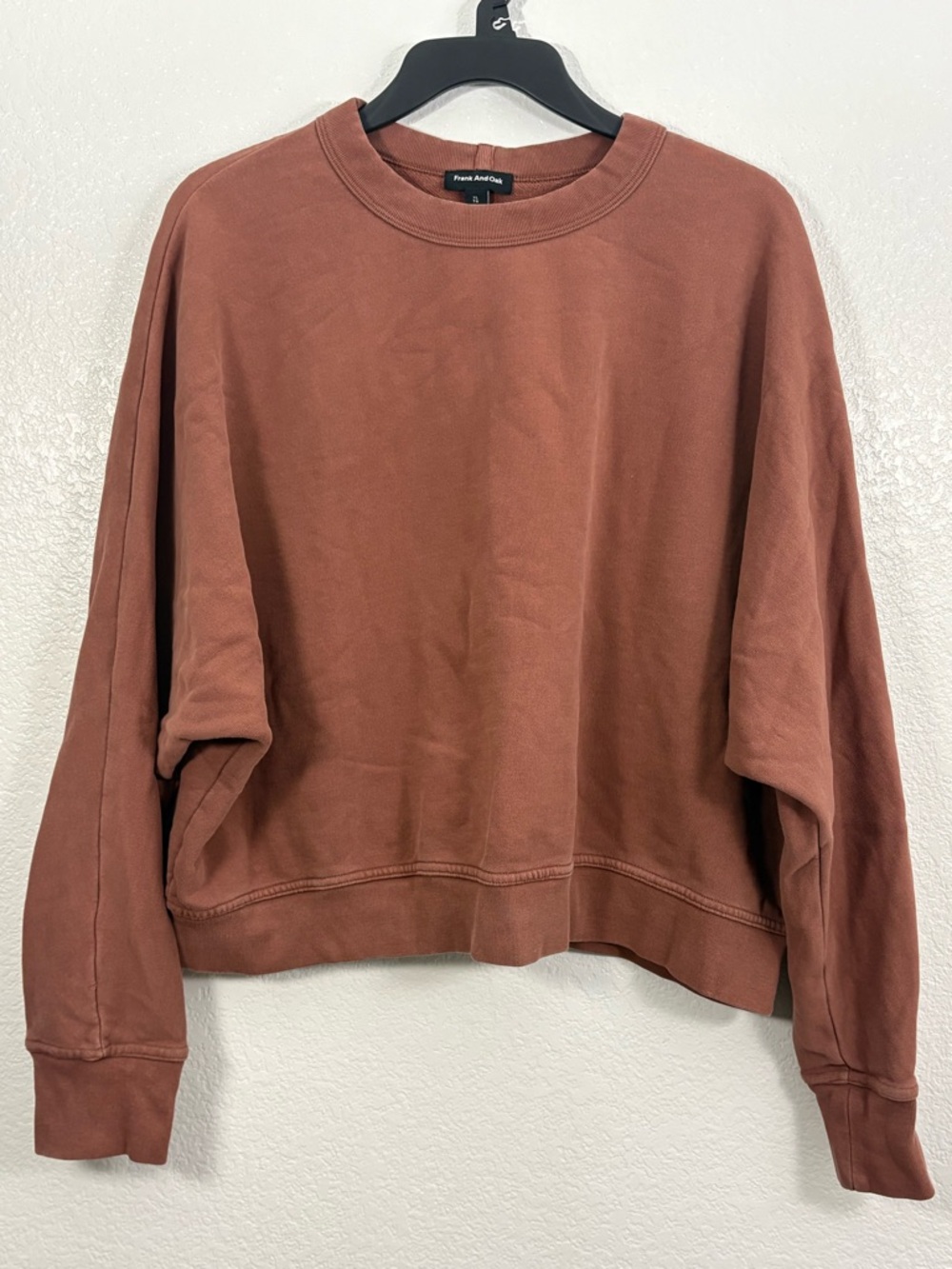 Frank and Oak Dolman Batwing Pullover Crewneck Sweatshirt